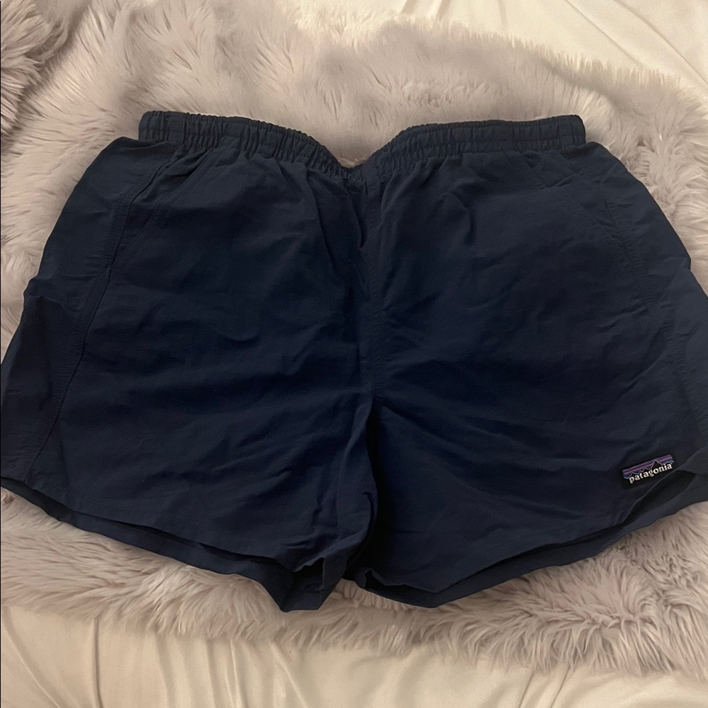 Patagonia Women's Dark Blue Athletic Shorts